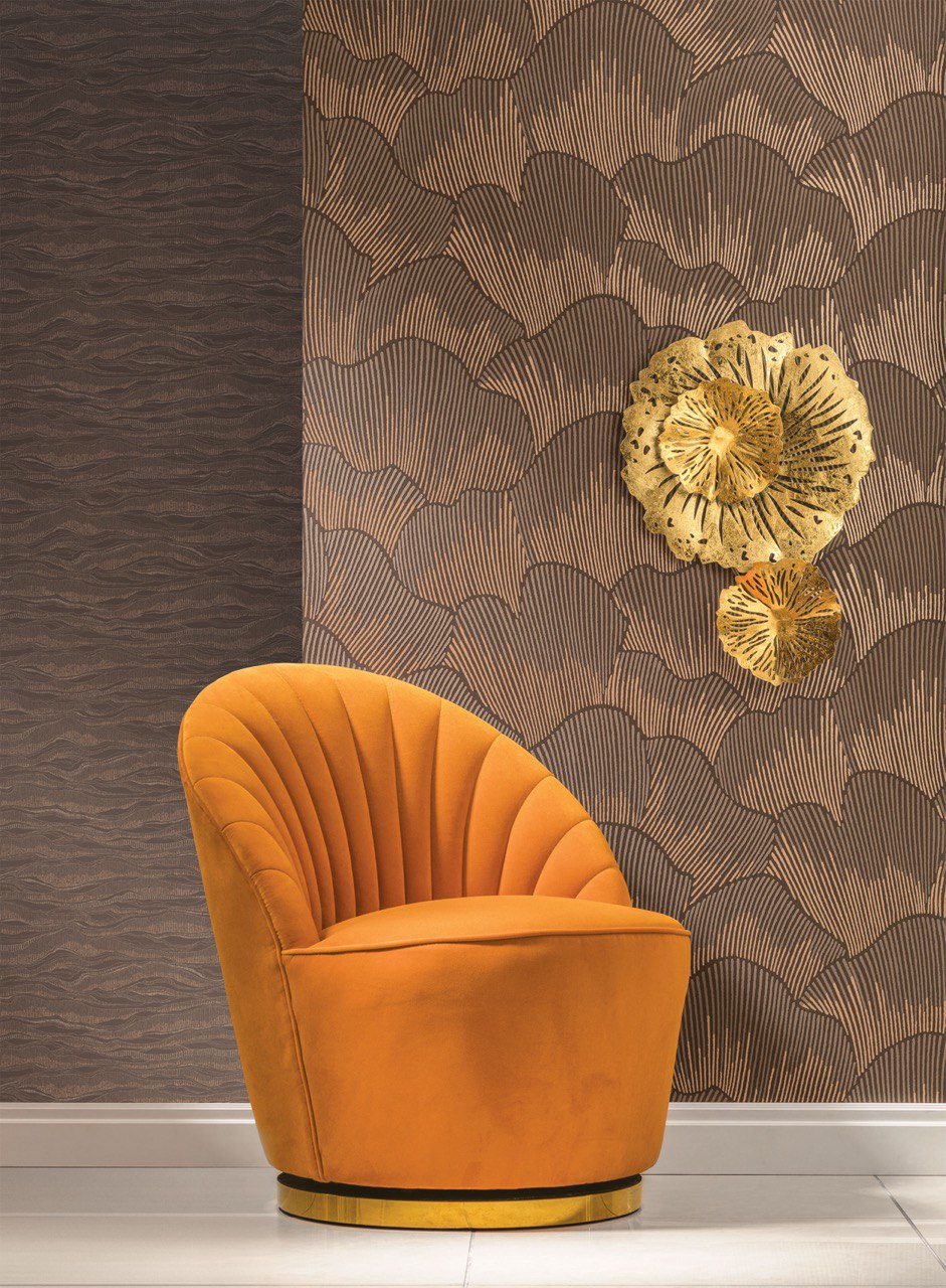 Обои Loymina Equator Wave QTR7 010 10,05×1 фото в интерьере